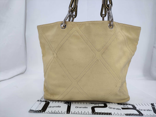 CHANEL No.5 Cocomark Canvas Yellow Tote Bag