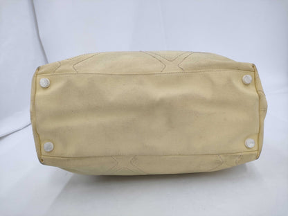 CHANEL No.5 Cocomark Canvas Yellow Tote Bag