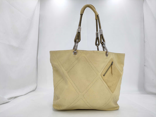 CHANEL No.5 Cocomark Canvas Yellow Tote Bag