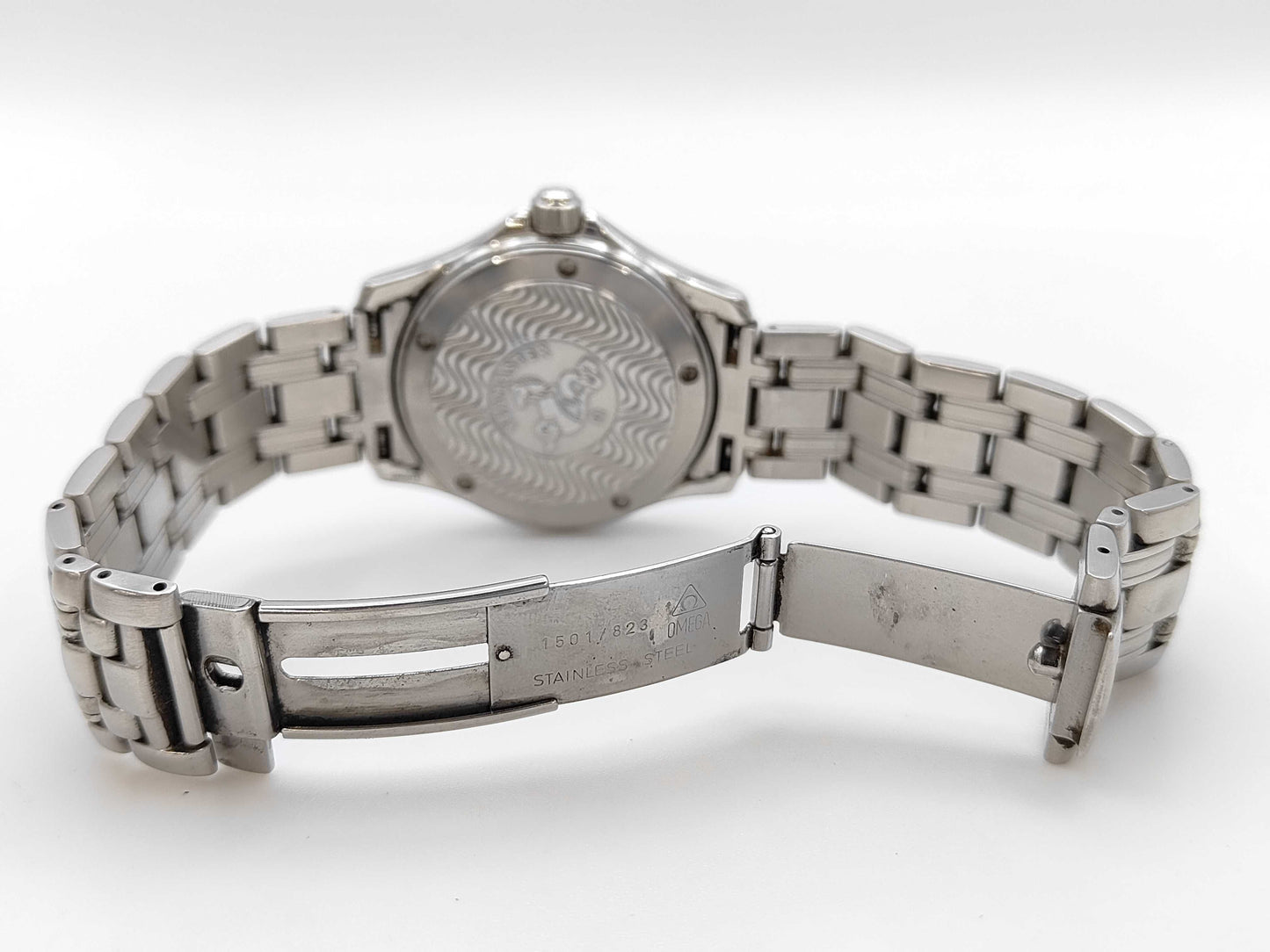 OMEGA 55187839 Quartz Blue Dial Immovable Men's Watch