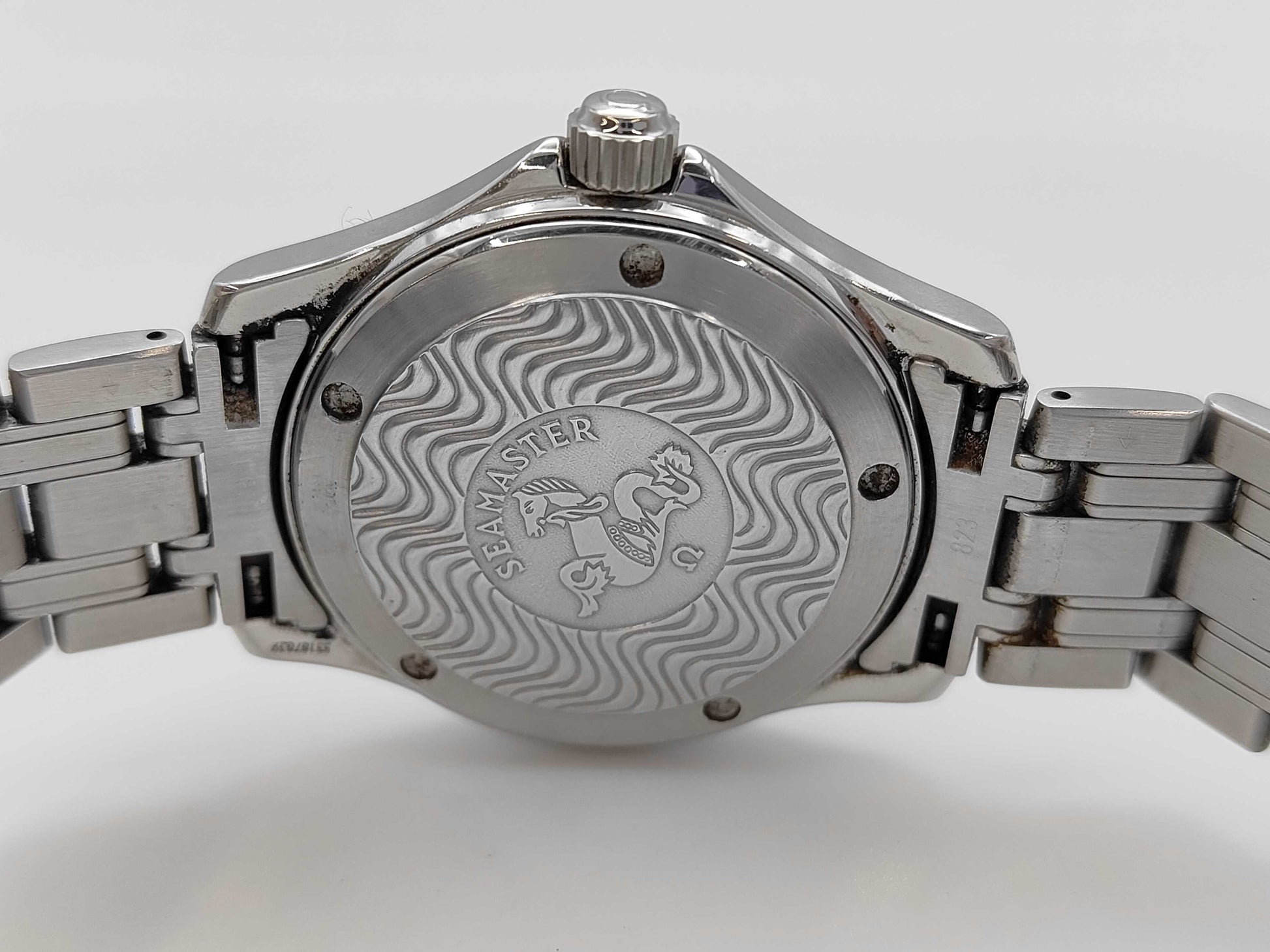 OMEGA 55187839 Quartz Blue Dial Immovable Men's Watch