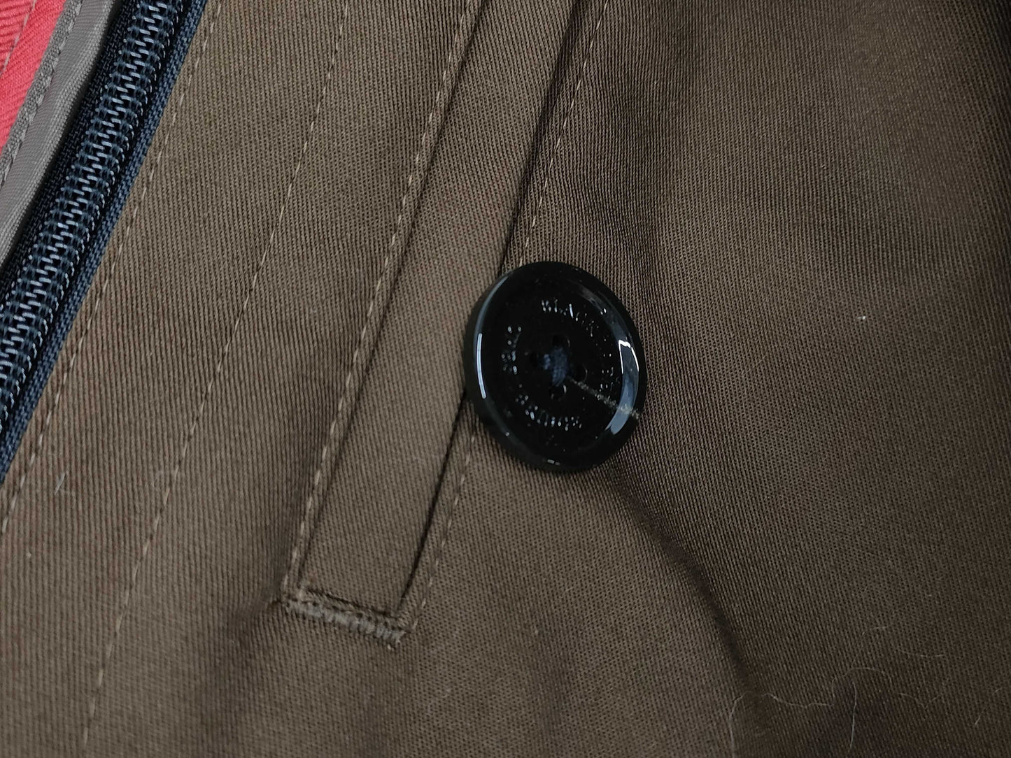 Black Label Crest Bridge Trench Coat with Quilted Liner Coat