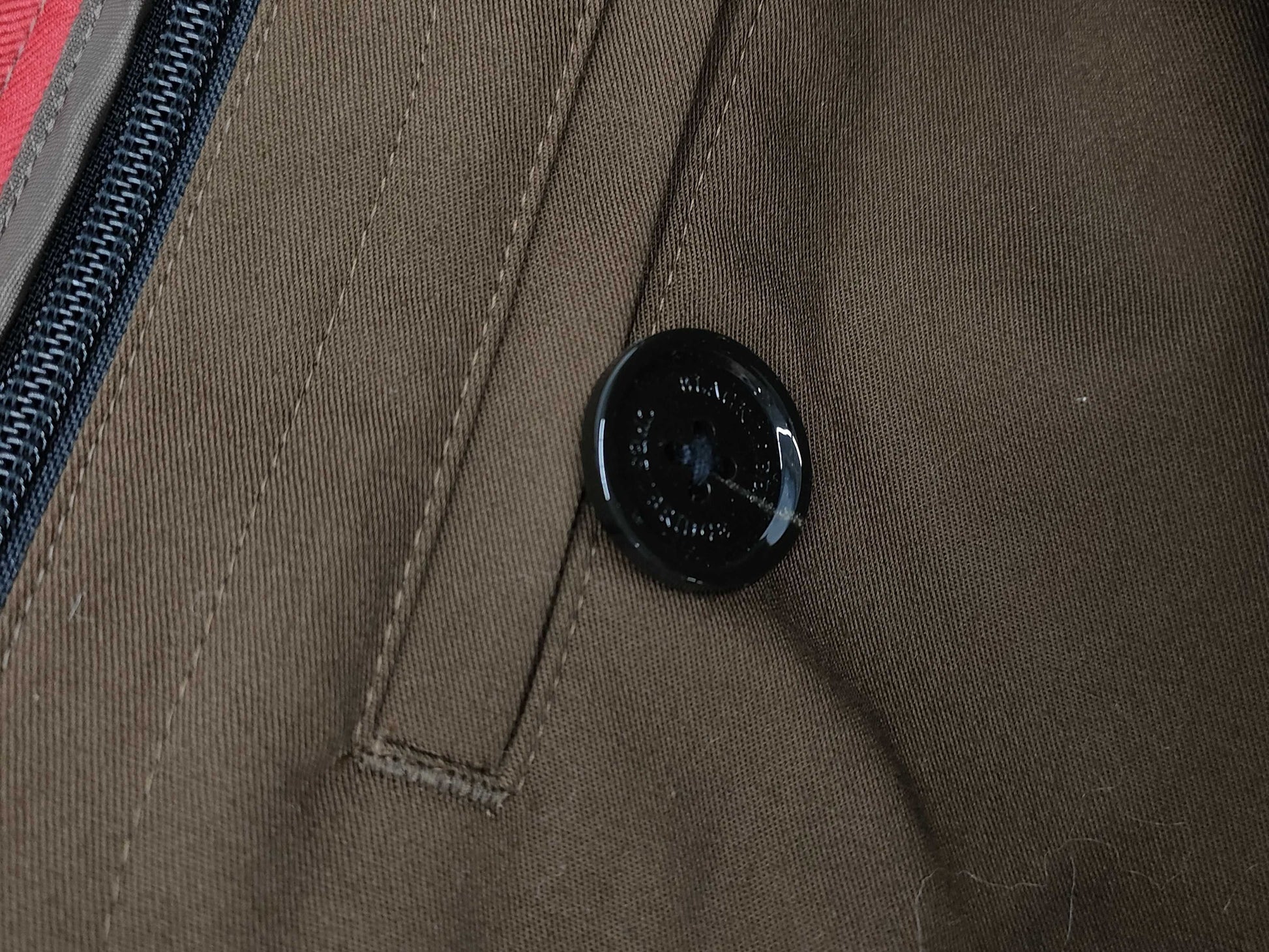 Black Label Crest Bridge Trench Coat with Quilted Liner Coat