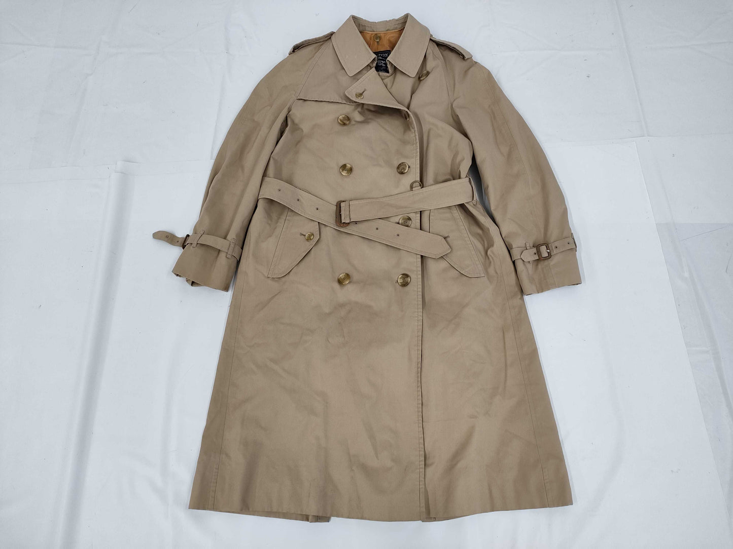 Burberrys Bloomingdales Bespoke Trench Coat Cashmere Blend Coat with Liner