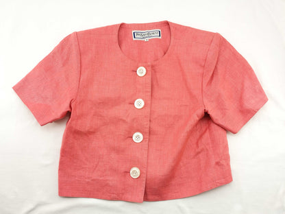 Yves Saint Laurent Women's Jacket and Tops 2-Piece Set Jacket