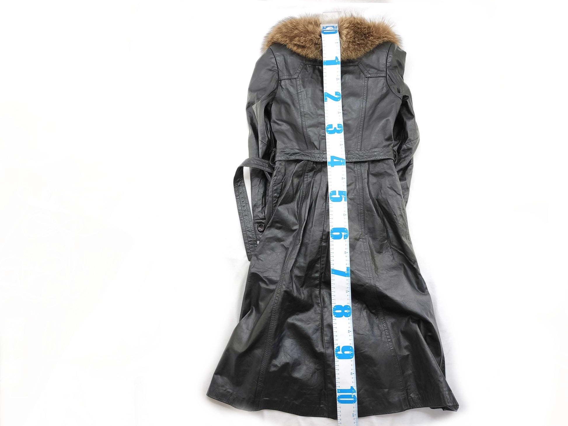 Women's Leather Jacket with Fur Coat
