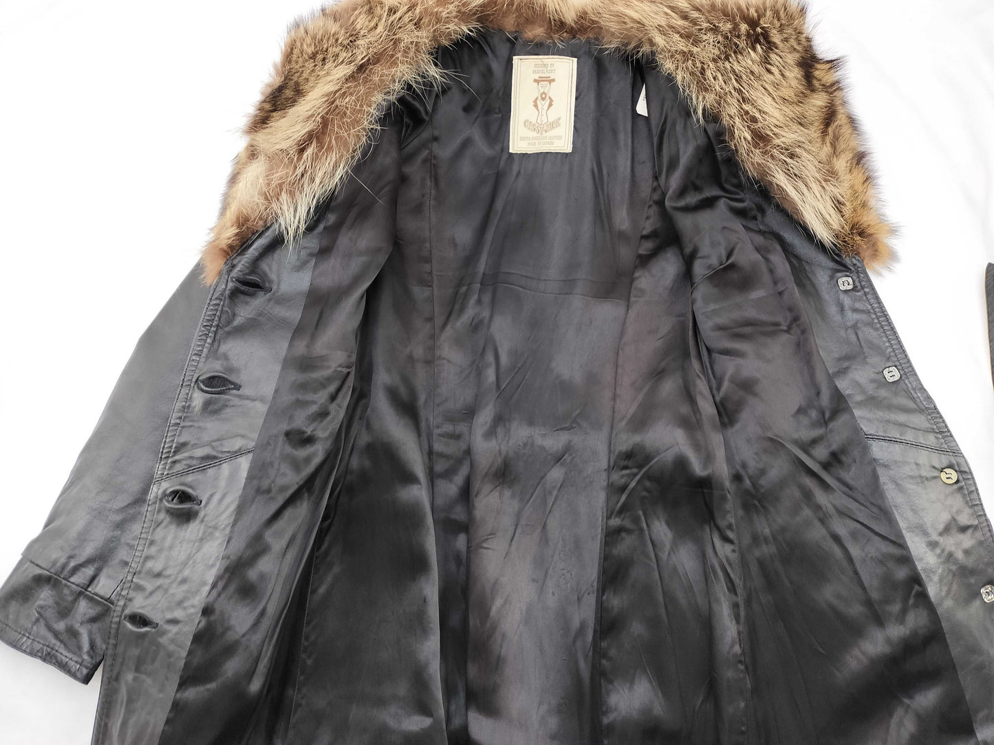 Women's Leather Jacket with Fur Coat