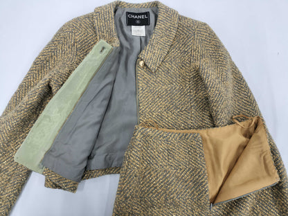 CHANEL Tweet Jacket and Skirt Set 00A Jacket