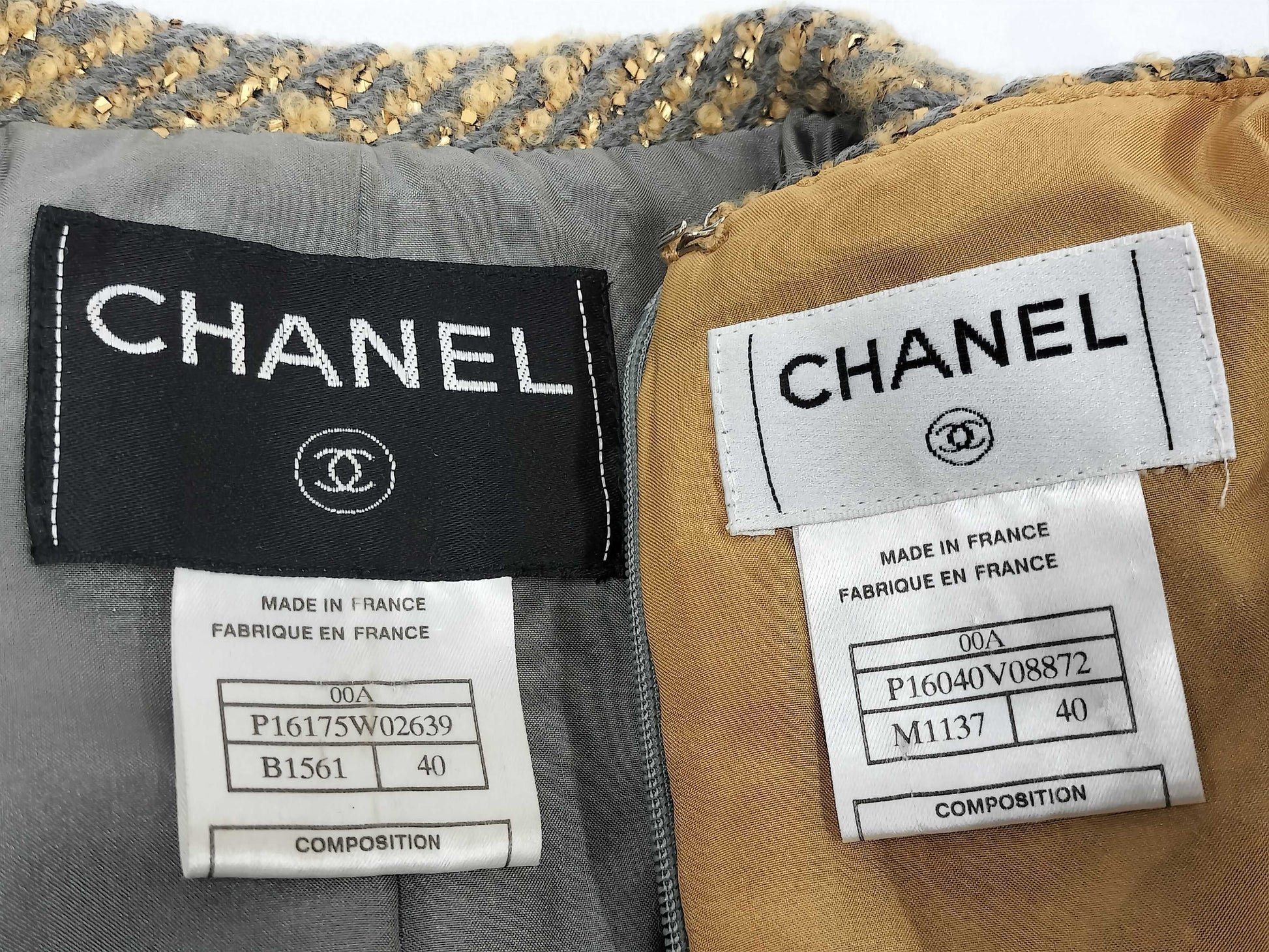 CHANEL Tweet Jacket and Skirt Set 00A Jacket