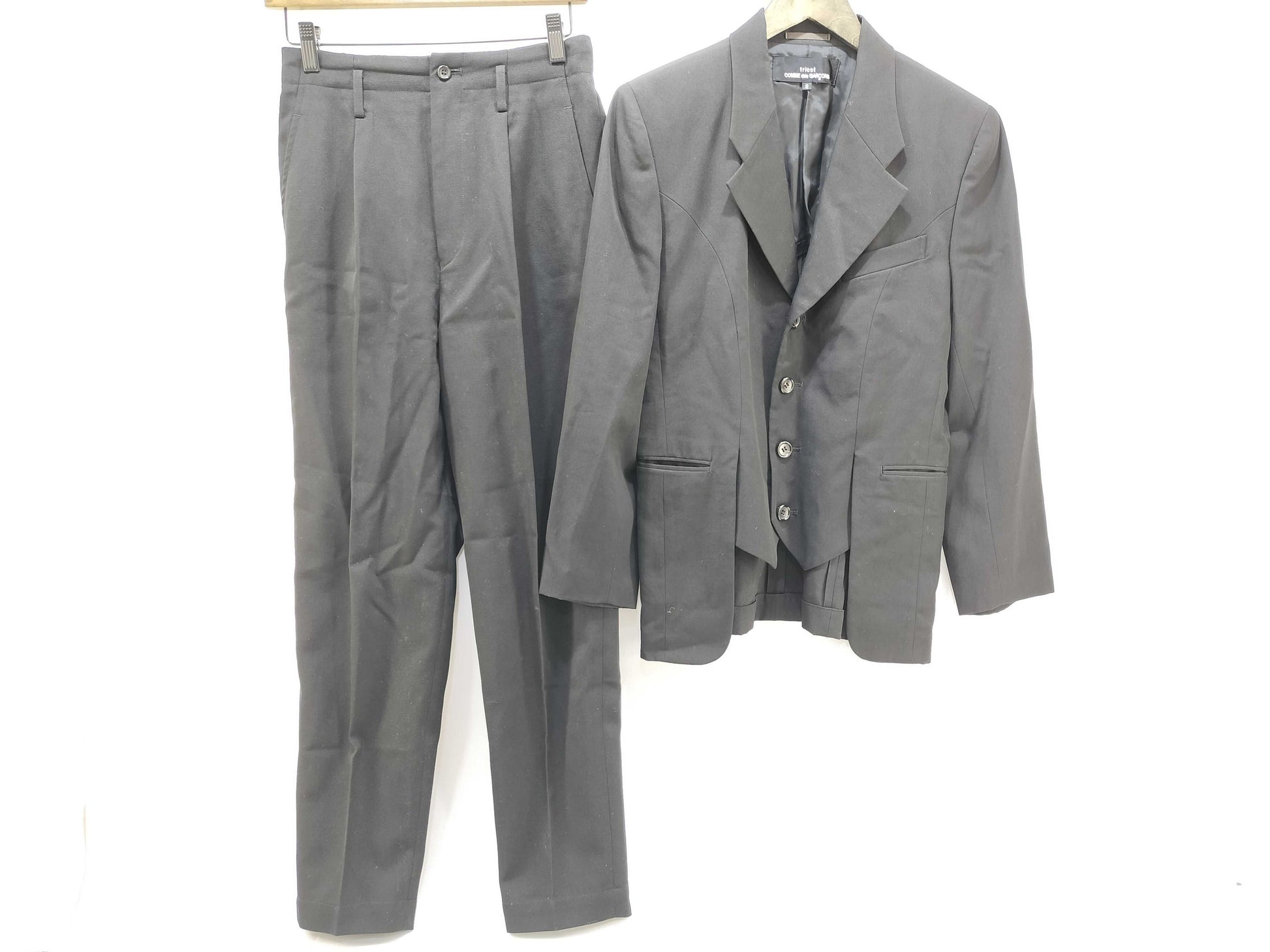 COMME des GARCONS tricot COMME des GARCONS AD1992 Set Black Tricot Comme des Garcons Other Apparel