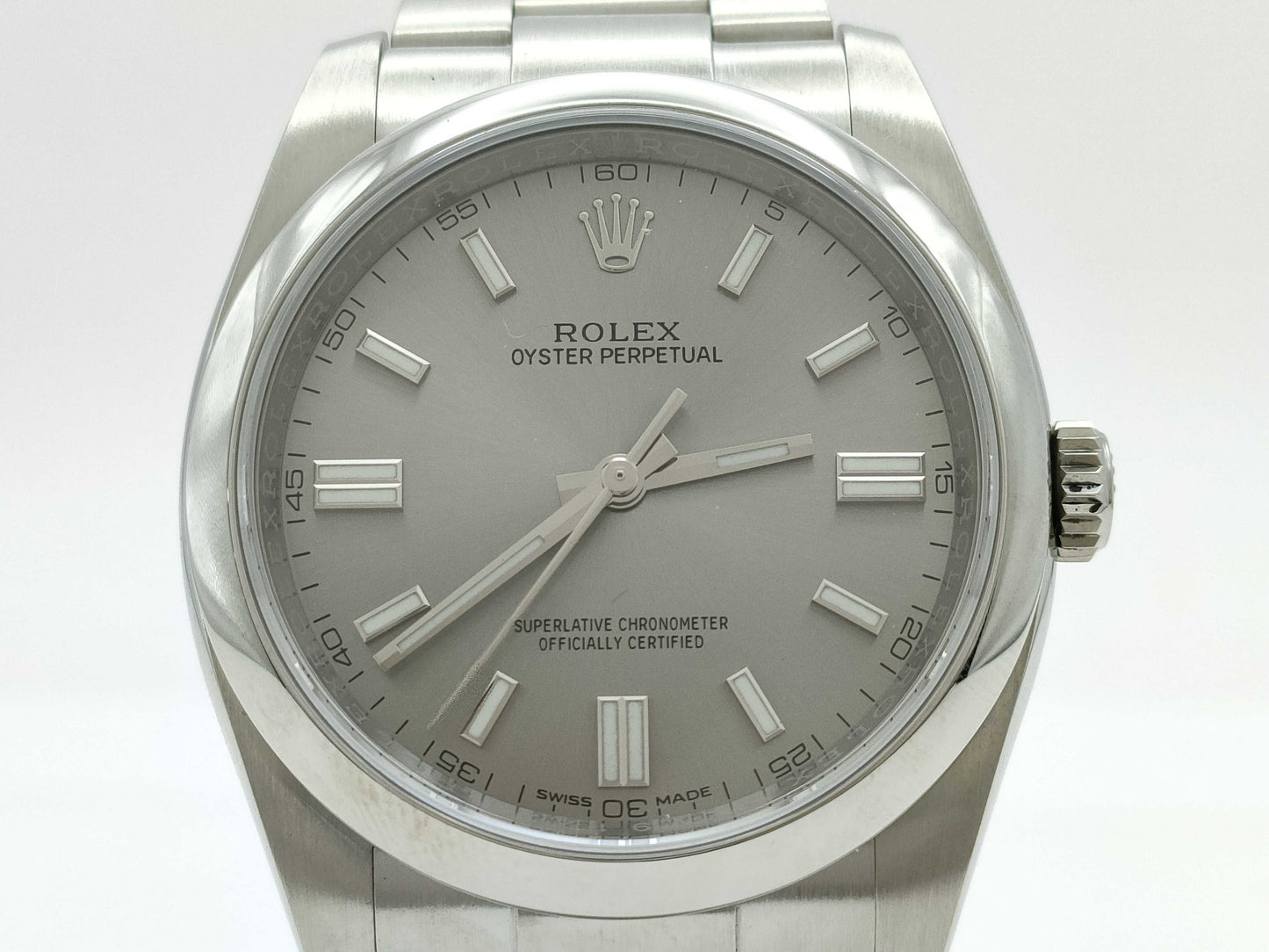 ROLEX 116000 3ZV91221 Silver Dial Oyster Breath Men's Watch