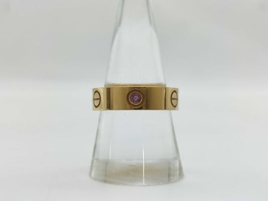 Cartier Love #56 1PS PG 750 9.9g Ring 