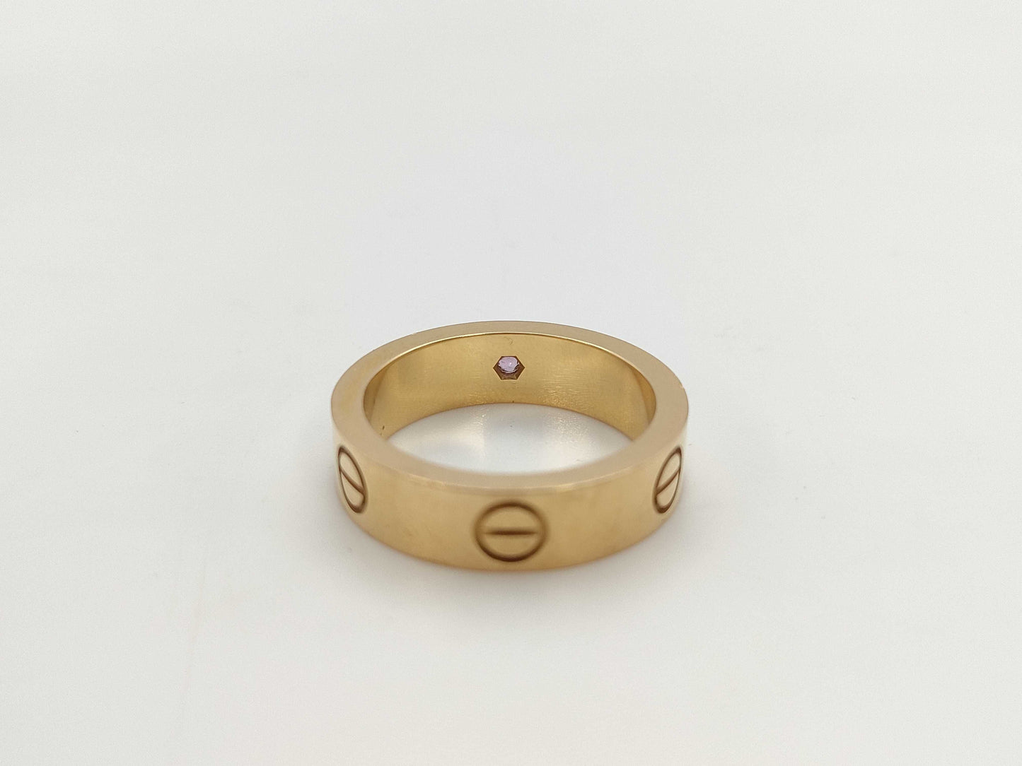 Cartier Love #56 1PS PG 750 9.9g Ring 