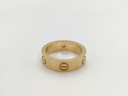 Cartier Love #56 1PS PG 750 9.9g Ring 
