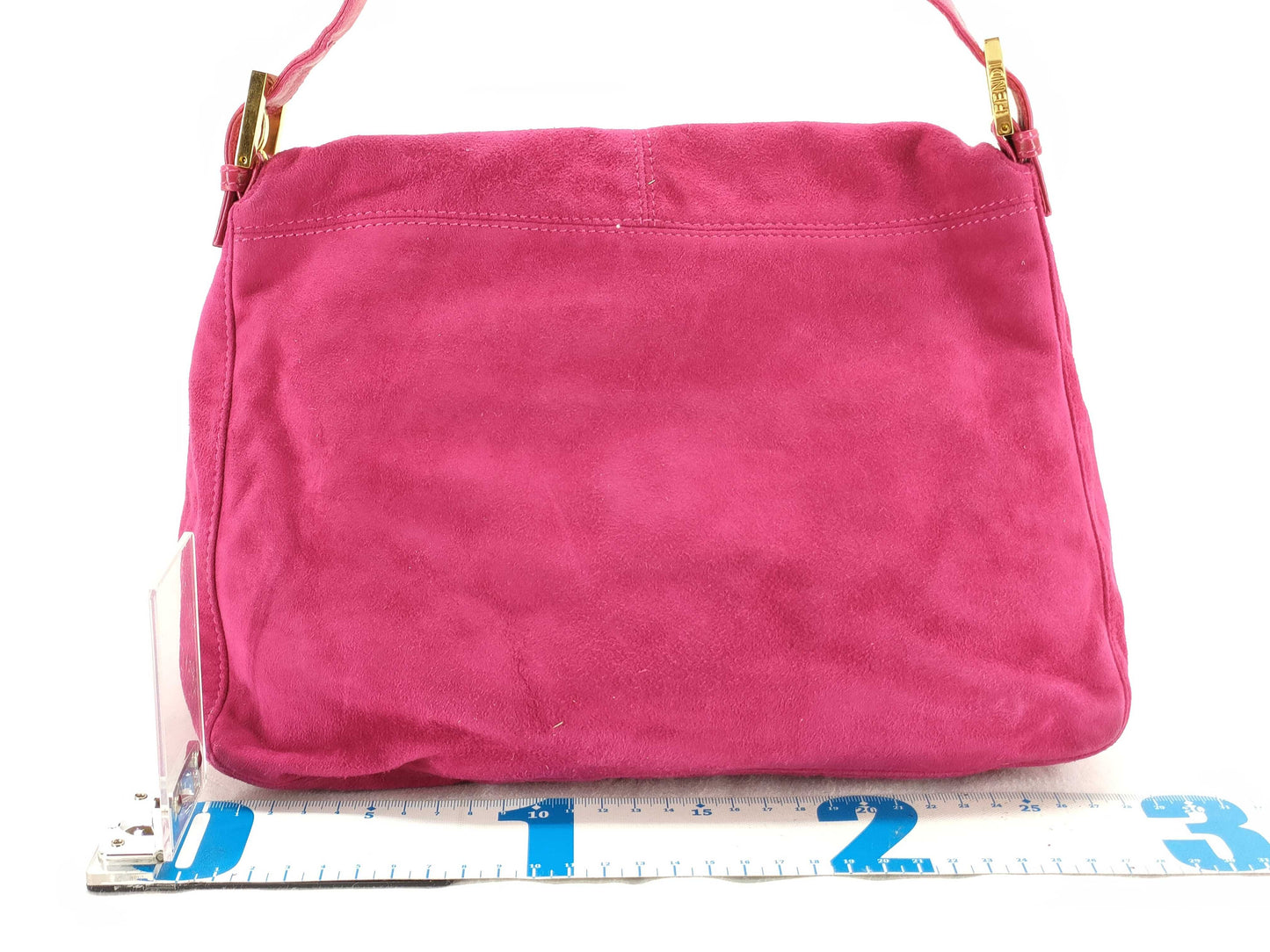 FENDI Mamma Bucket Suede Pink One-Shoulder Bag Shoulder Bag