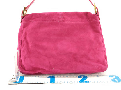 FENDI Mamma Bucket Suede Pink One-Shoulder Bag Shoulder Bag