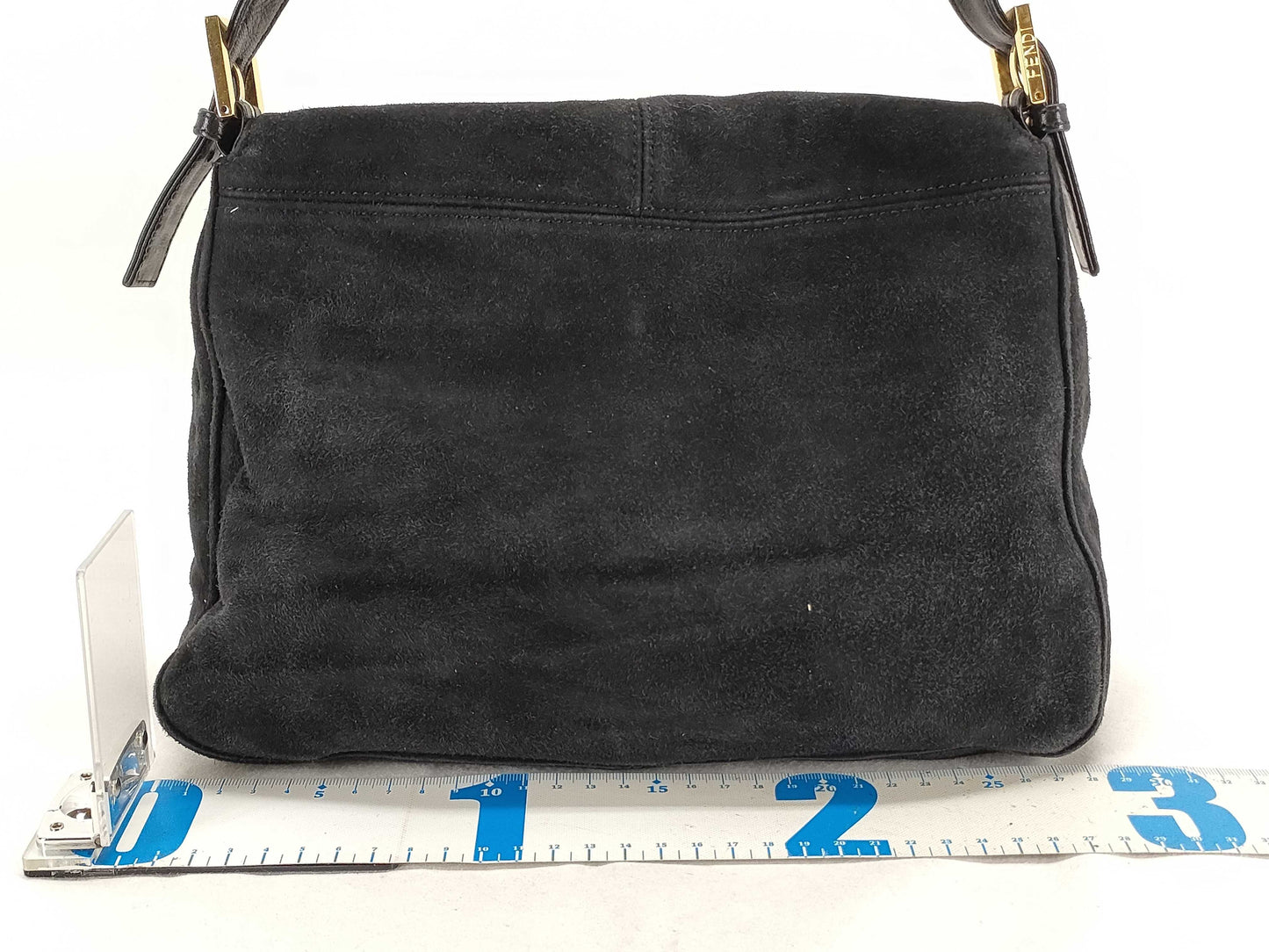 FENDI Mamma Bucket Suede Black One-Shoulder Bag Shoulder Bag