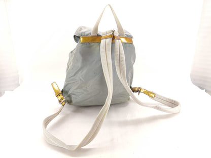 PRADA Nylon Backpack Light Blue