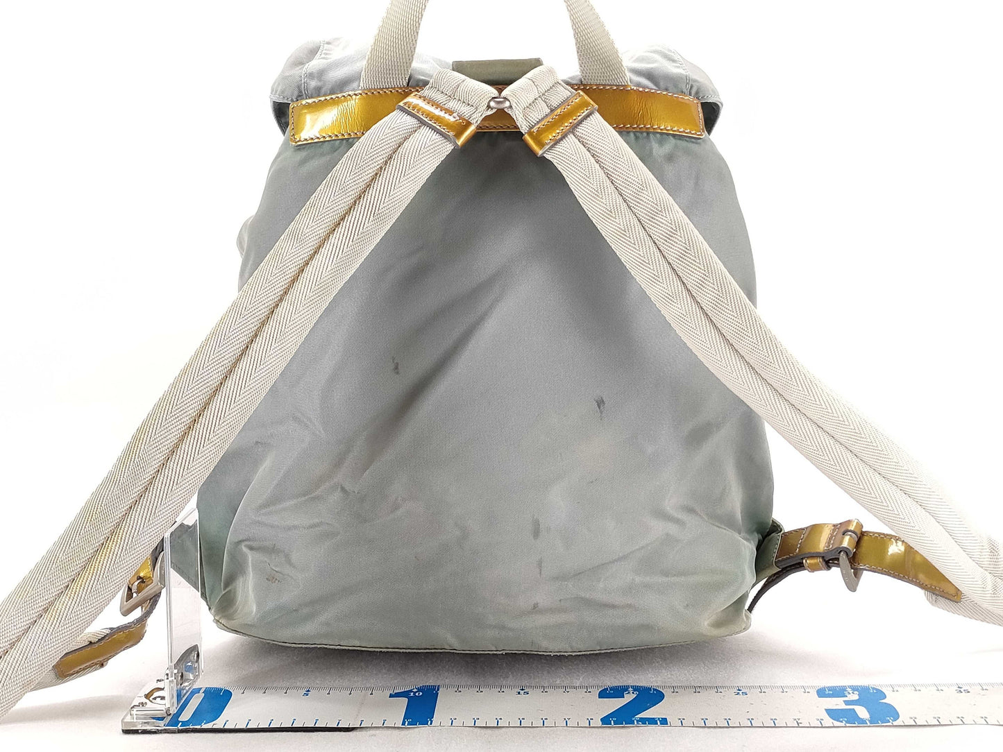 PRADA Nylon Backpack Light Blue