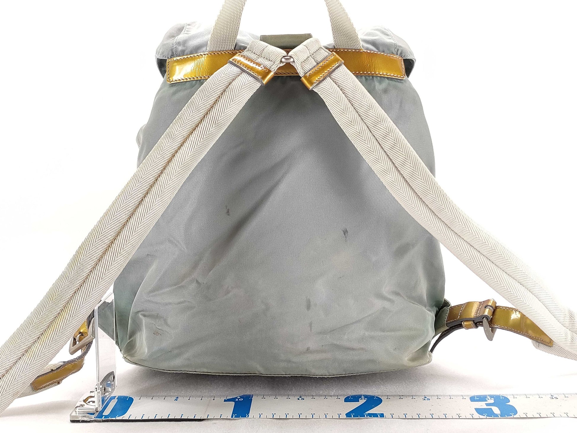 PRADA Nylon Backpack Light Blue