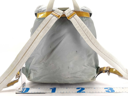 PRADA Nylon Backpack Light Blue