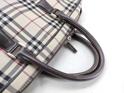 BURBERRY Nova Check Boston Bag Business Bag