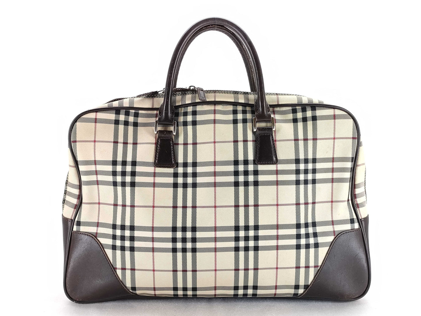 BURBERRY Nova Check Boston Bag Business Bag