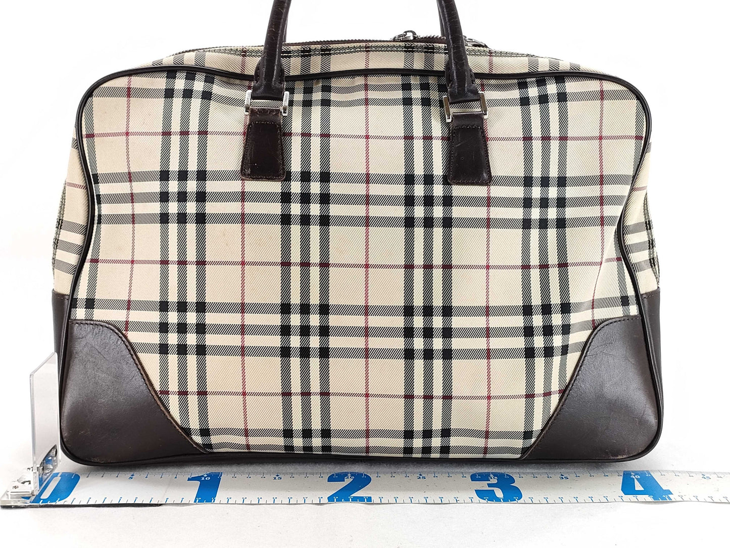 BURBERRY Nova Check Boston Bag Business Bag