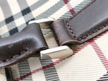 BURBERRY Nova Check Boston Bag Business Bag