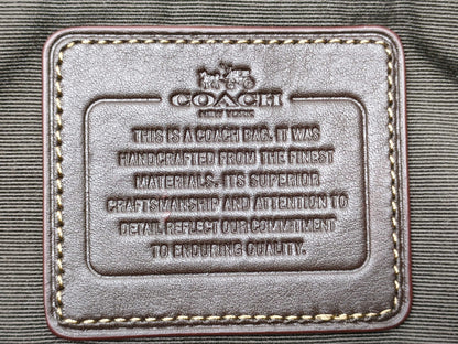 COACH Signature 2-way bag/handbag/pouch/tote bag