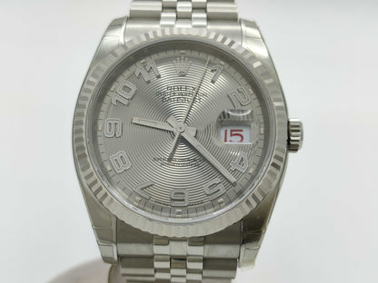 ROLEX 116234 D459102 Silver Concentric Dial Jubilee Breath Men's Watch