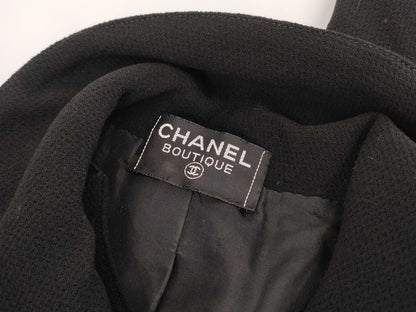 CHANEL CHANEL Braided Coco Button Coat Women's Size 36-38 Jacket