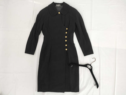 CHANEL CHANEL Braided Coco Button Coat Women's Size 36-38 Jacket