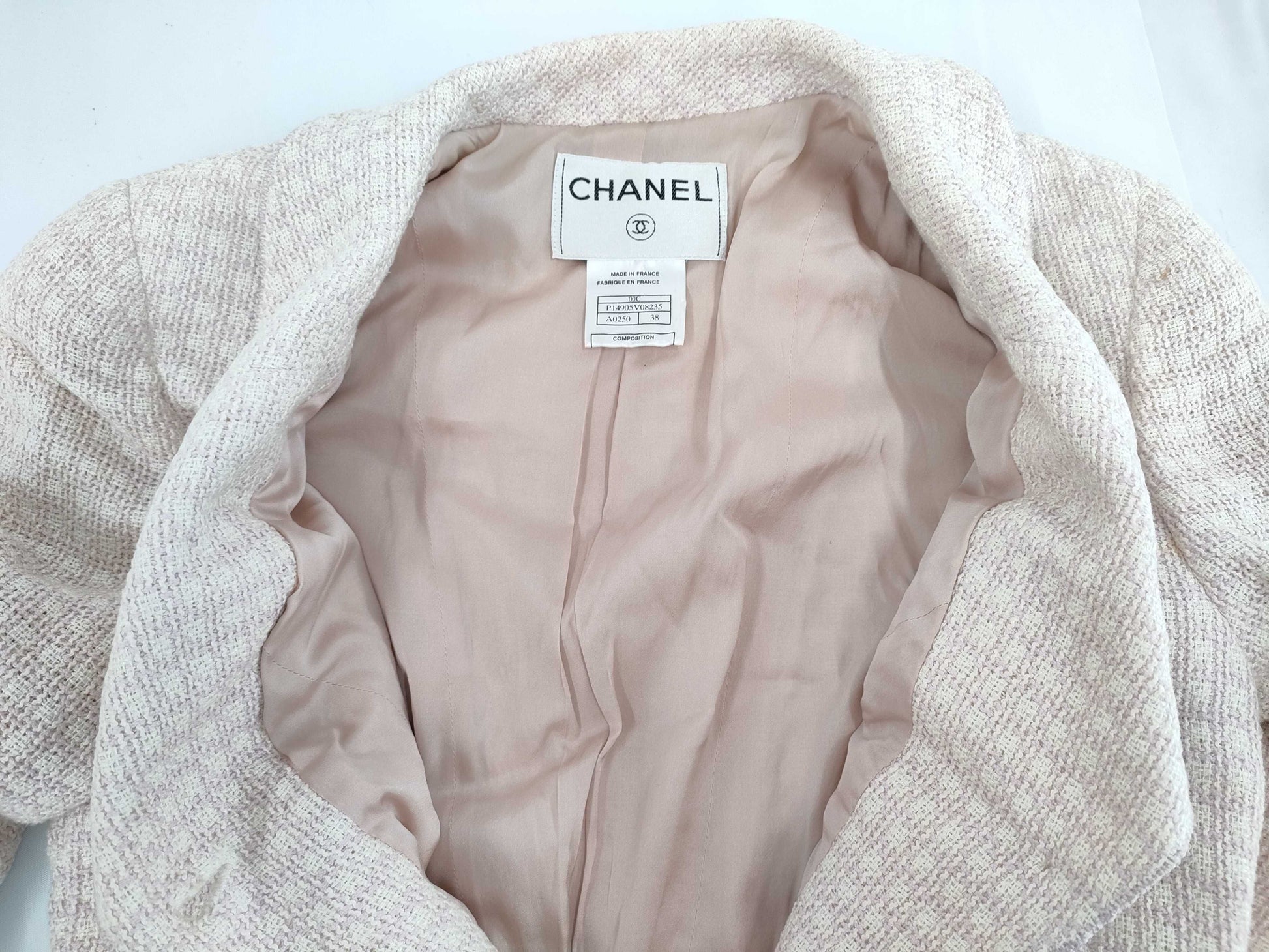 CHANEL CHANEL Tweed Jacket Size 38 Jacket