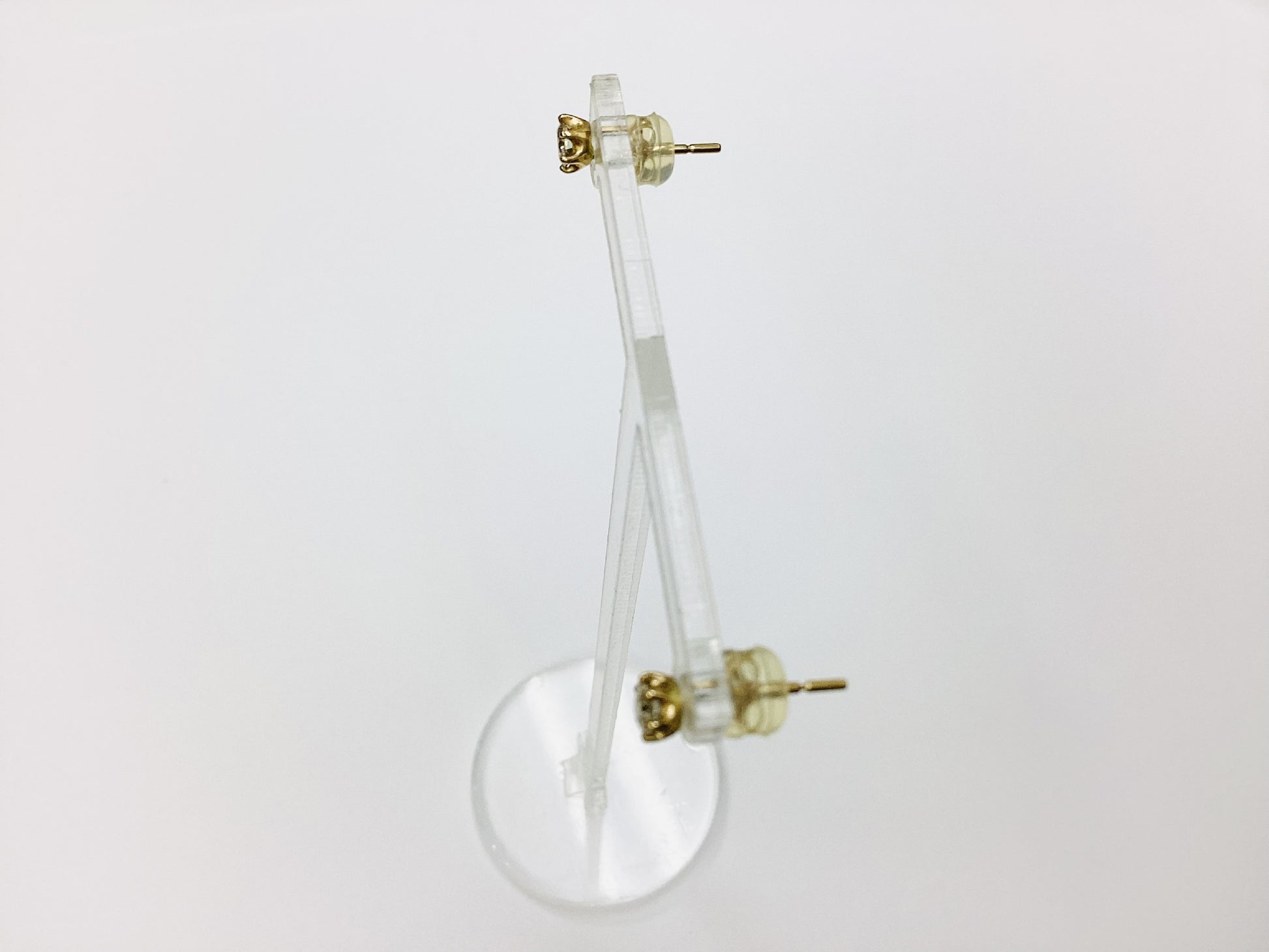 D0.13/0.13ct K10 0.3g Earrings 