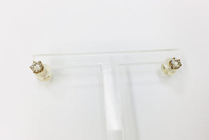 D0.13/0.13ct K10 0.3g Earrings 