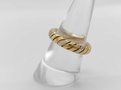 BVLGARI Tubogas Three Collar 750 6.8g Ring 