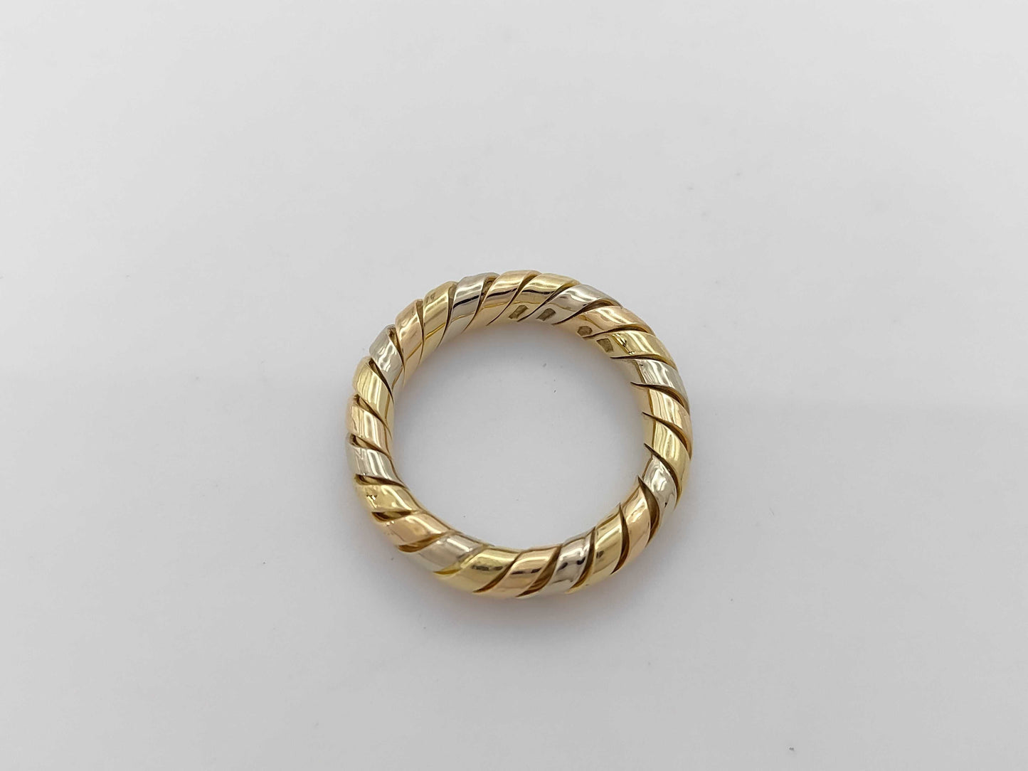BVLGARI Tubogas Three Collar 750 6.8g Ring 