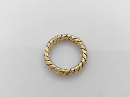 BVLGARI Tubogas Three Collar 750 6.8g Ring 