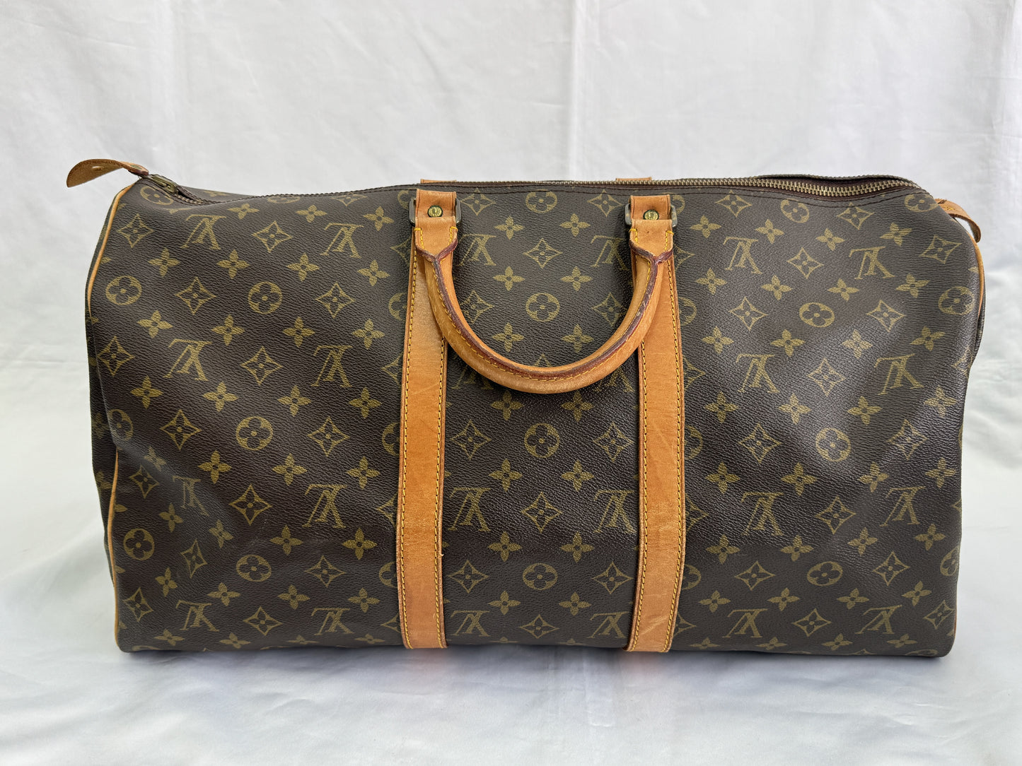 LOUIS VUITTON Monogram Keepall 50 Boston Bag