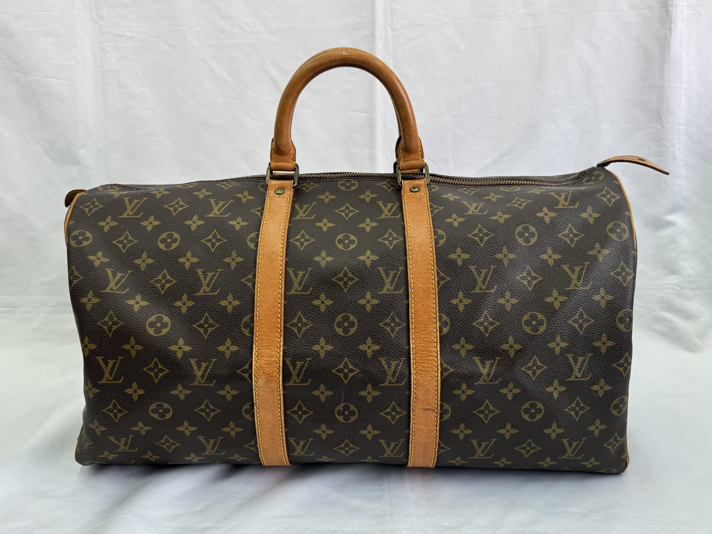 LOUIS VUITTON Monogram Keepall 50 Boston Bag