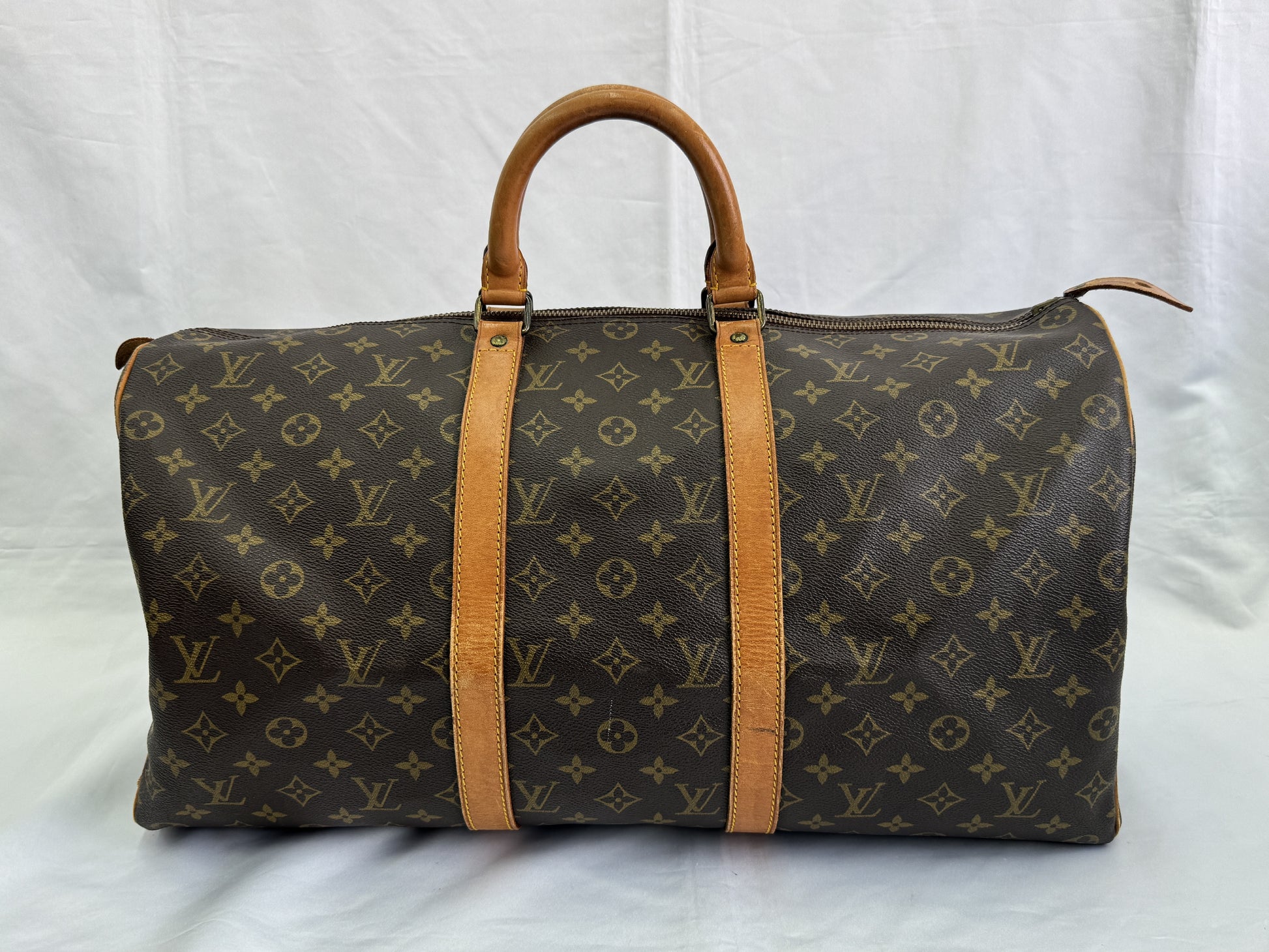 LOUIS VUITTON Monogram Keepall 50 Boston Bag