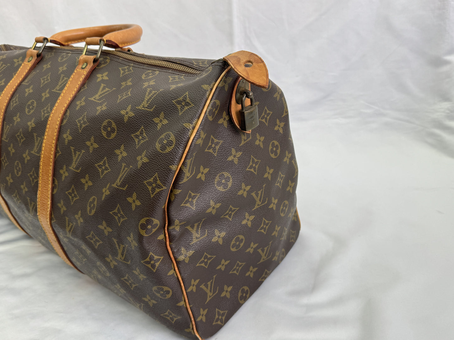 LOUIS VUITTON Monogram Keepall 50 Boston Bag
