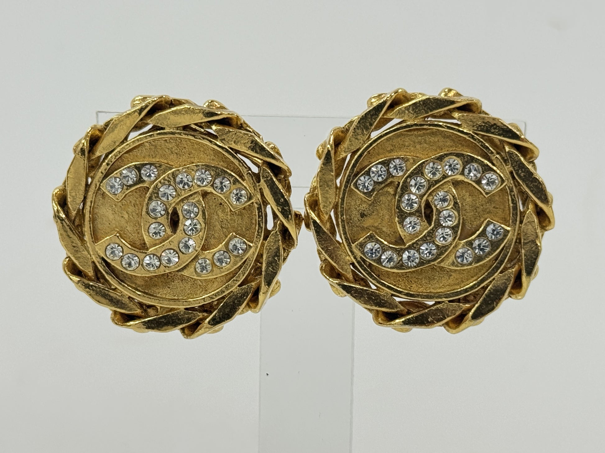 CHANEL Vintage Classic Earrings