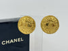 CHANEL Cocomark Gold Earrings with Rice Earrings