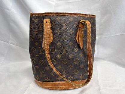 LOUIS VUITTON Vuitton Bucket PM Handbag