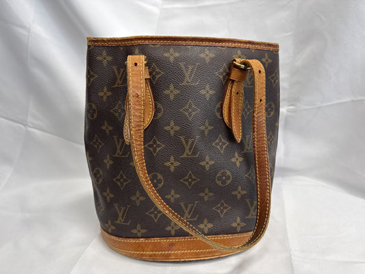 LOUIS VUITTON Vuitton Bucket PM Handbag