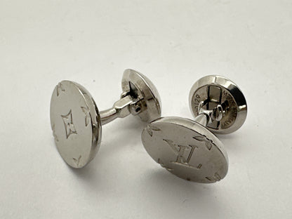 LOUIS VUITTON Vuitton Cufflinks Bouton de Manchette Monogram M61971 DI0129 Tie Pin Cufflinks