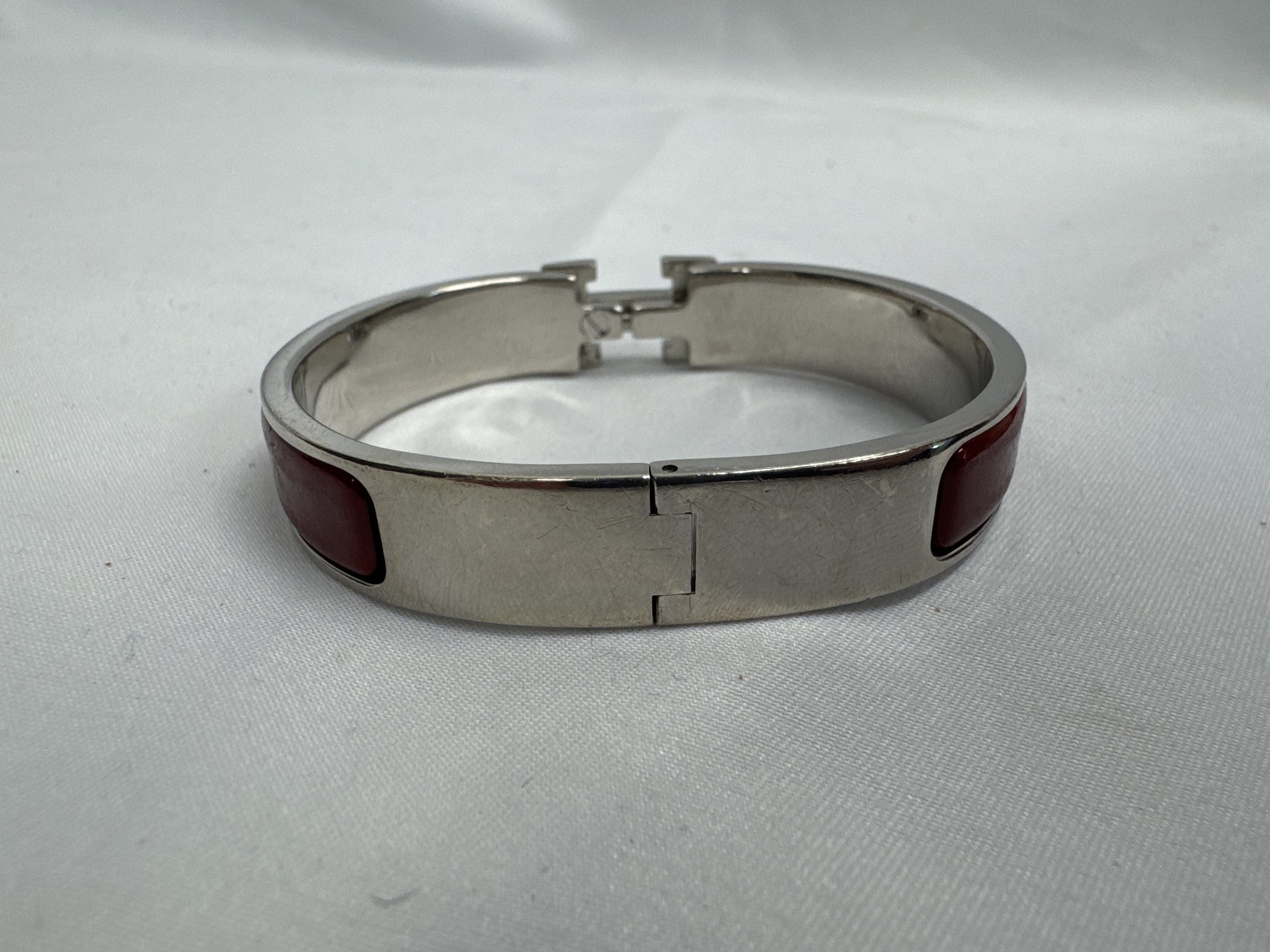 HERMES Click Crack PM Bracelet Bangle Wrist circumference approx. 16cm Bracelet Bangle