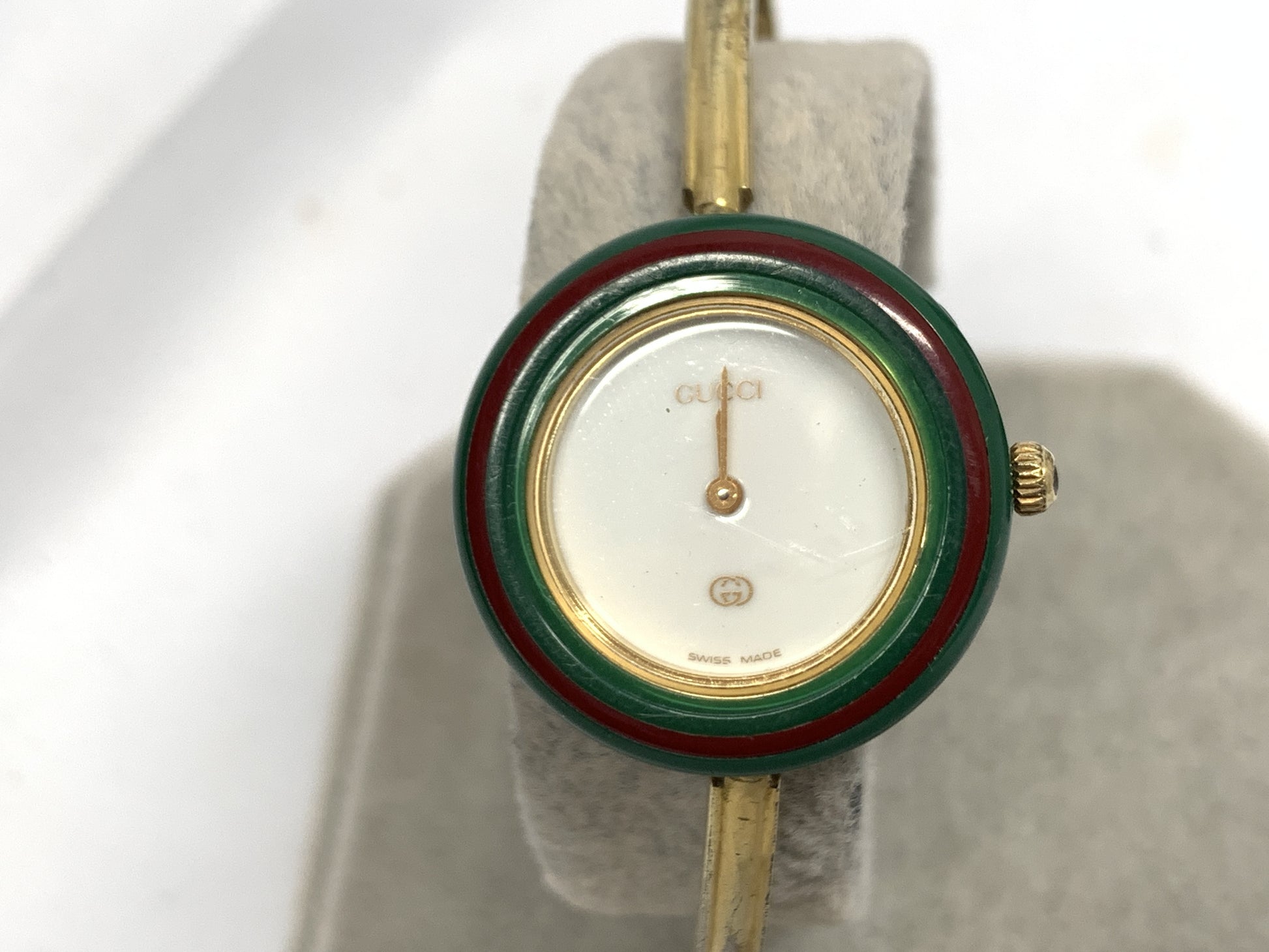 GUCCI Change Bezel 11/12 0624026 Quartz Immovable Women's Watch